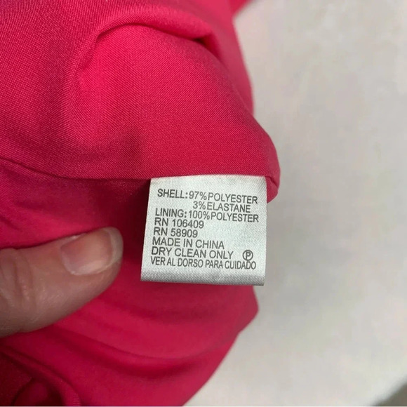 Cremieux pink dress NWT size 8.  Devin style and has pockets - Picture 6 of 11